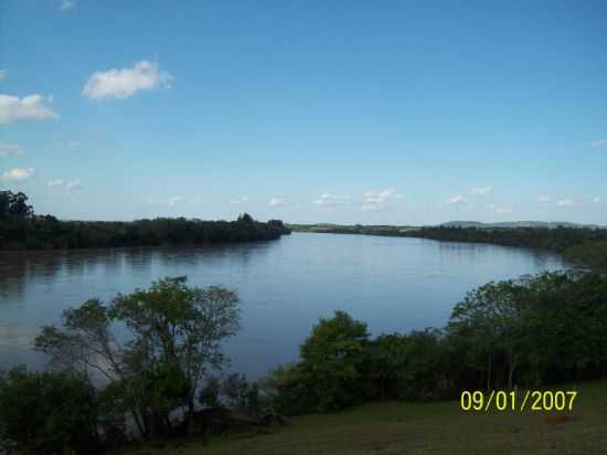 RIO URUGUAI - ILHA CHICA/ARGENTINA, POR LAURO CSAR - RINCO VERMELHO - RS