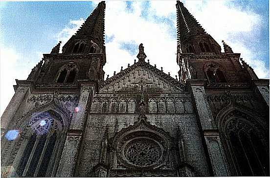 IGREJA DO CARMO,TEMPLO NEO-GTICO,EM RIO GRANDE-RS - RIO GRANDE - RS