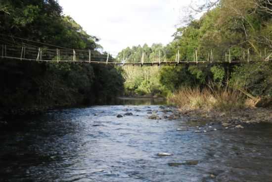 PONTE DE ARAME, POR ADRIANO LUIS SCHUH - RIOZINHO - RS