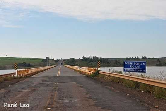 PONTE SOBRE O RIO IJU - FOTO REN LEAL - ROQUE GONZALES - RS