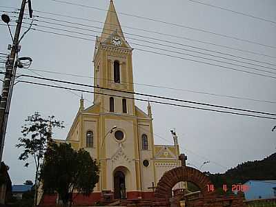 IGREJA MATRIZ SO FRANCISCO XAVIER-FOTO:CESAR.RUVER - SANTA CLARA DO SUL - RS