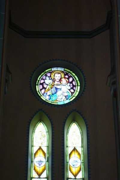 VITRAL-CATEDRAL S.JOO BATISTA-EUGENIOHANSEN - SANTA CRUZ DO SUL - RS