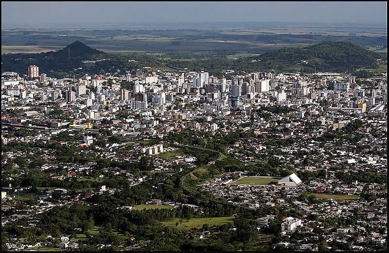 SANTA CRUZ DO SUL-RS-VISTA PANORMICA-FOTO:IDEIAS E DICAS - SANTA CRUZ DO SUL - RS