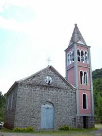 CAPELA DE SO MAXIMILIANO-FOTO:AJBONATTO  - SANTA LCIA - RS