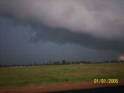 TEMPESTADE SOBRE SO BORJA, POR LEONI FALCO MOREIRA - SO BORJA - RS