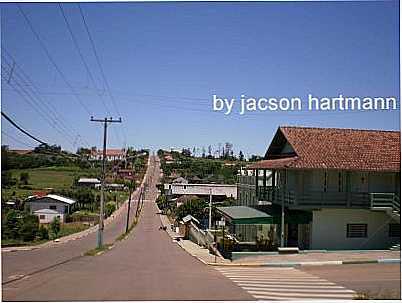 VISTA PARCIAL - AV. MATHIAS STEFFENS, POR BY JACSON HARTMANN - SO JOS DO HORTNCIO - RS