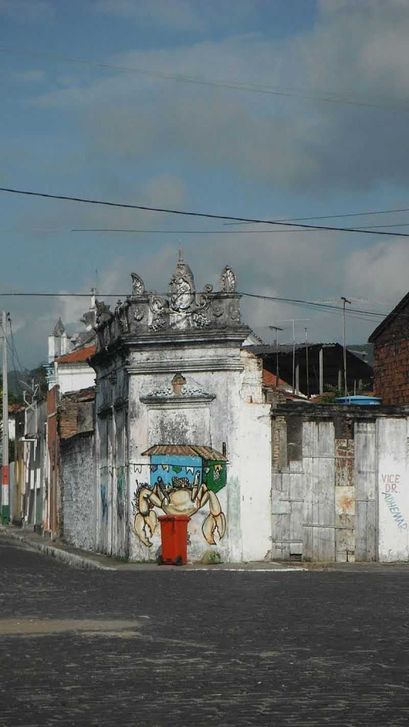 MARAGOGIPE-BA-MURAL NO CENTRO HISTRICO-FOTO:RAFAEL JOS RORATO - MARAGOJIPE - BA