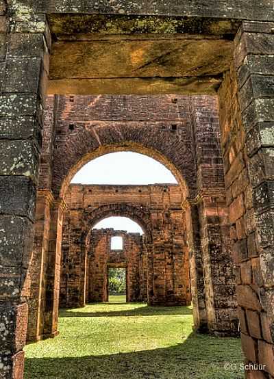 RUINAS DE SO MIGUEL-FOTO:GERMANO SCHR - SO MIGUEL DAS MISSES - RS