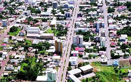 VISTA AEREA, POR M DE FATIMA SALINO  - SARANDI - RS