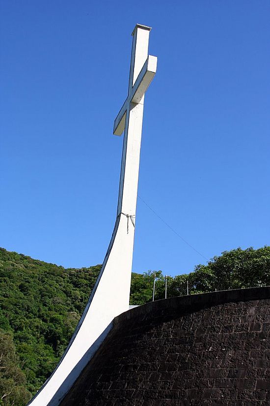 SILVEIRA MARTINS-RS-CRUZEIRO DO MIRANTE,MONUMENTO DO IMIGRANTE-FOTO:GUSTAVO RUVIARO - SILVEIRA MARTINS - RS