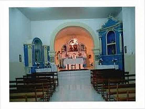 INTERIOR DA IGREJA DA SANTSSIMA TRINDADE DE MASSACARA-FOTO:MUSEUDOCUMBE. - MASSACARA - BA