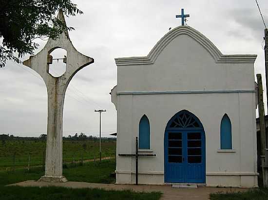 TRIUNFO-RS-IGREJA DOS TRS MRTIRES RIOGRANDENSES, NO POVOADO DE GENERAL NETO-FOTO:ANGELO CHIABOTTO VIA - TRIUNFO - RS