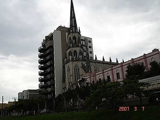 IGREJA DE N.SRA.DO CARMO EM URUGUAIANA-FOTO:FRITZ FOLLMER - URUGUAIANA - RS