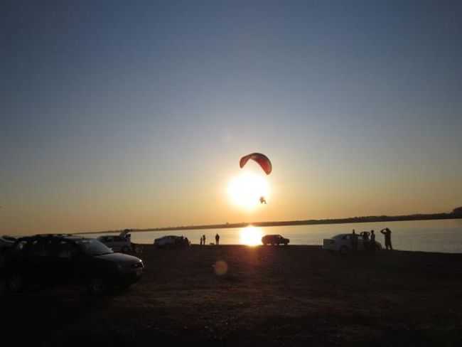O POR DO SOL MAIS LINDO DA REGIO., POR RODRIGO BESSOW - URUGUAIANA - RS