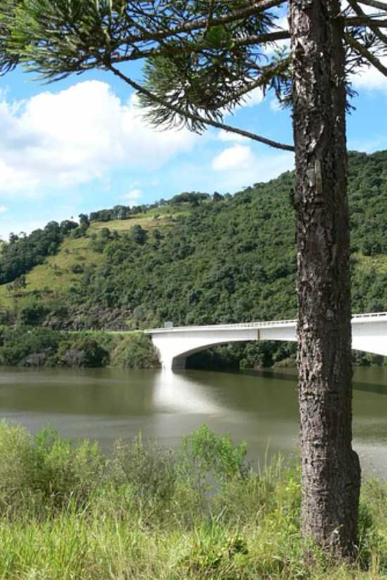 PONTE NA RODOVIA 116,DIVISA ENTRE RS/SC EM VACARIA-FOTO:SILVERIO LUIZ SOLIGO - VACARIA - RS