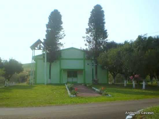 IGREJA NA LINHA SO ROQUE, POR ANDERSON CAVASIN - ANCHIETA - SC