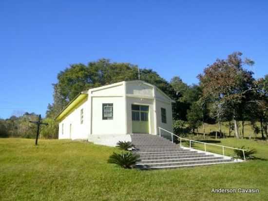 IGREJA NA LINHA SALETE, POR ANDERSON CAVASIN - ANCHIETA - SC