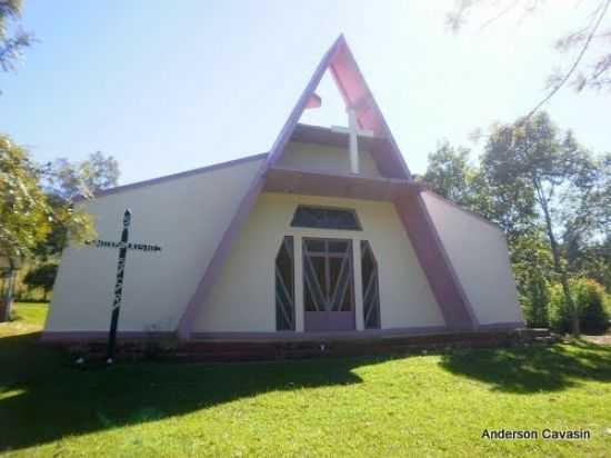 IGREJA NA LINHA APARECIDA, POR ANDERSON CAVASIN - ANCHIETA - SC