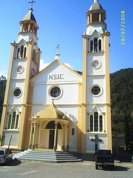 IGREJA DE ANGELINA-FOTO:MIGUEL ARCANJO SOUSA - ANGELINA - SC