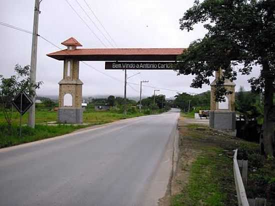 PRTICO DE ENTRADA DE ANTNIO CARLOS-FOTO:ALE-MACEDO - ANTNIO CARLOS - SC