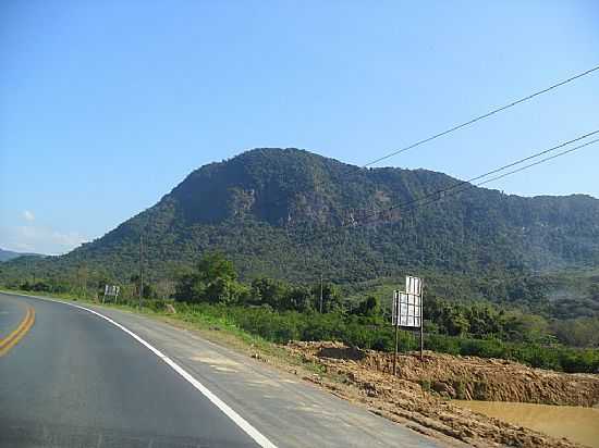 MONTANHAS AO LADO DA RODOVIA BR-470 EM APINA-SC-FOTO:ELIAS COELHO - APINA - SC