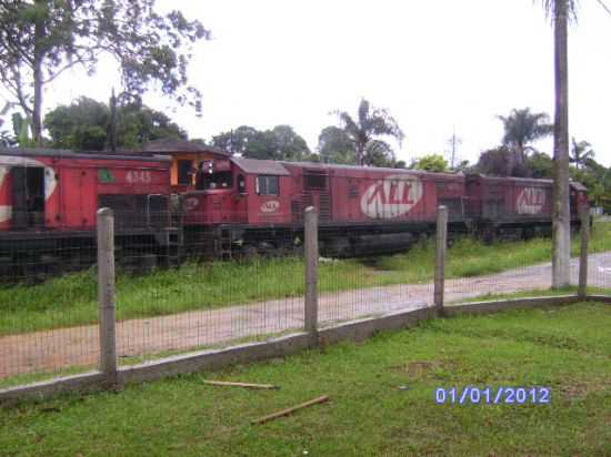 TREM DE CARGA, POR ROSA MARIA - ARAQUARI - SC