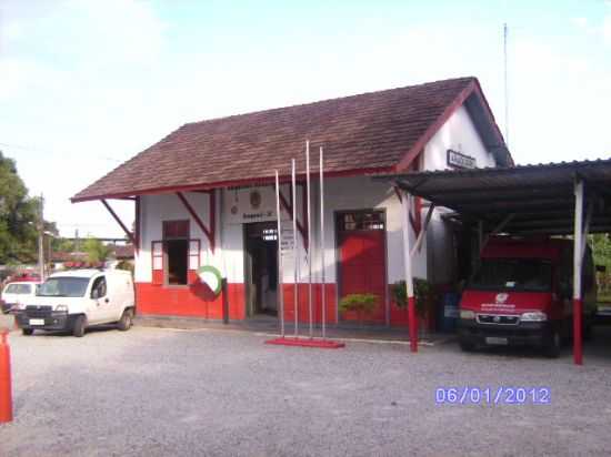 ANTIGA ESTAO DE TREM , POR ROSA MARIA - ARAQUARI - SC