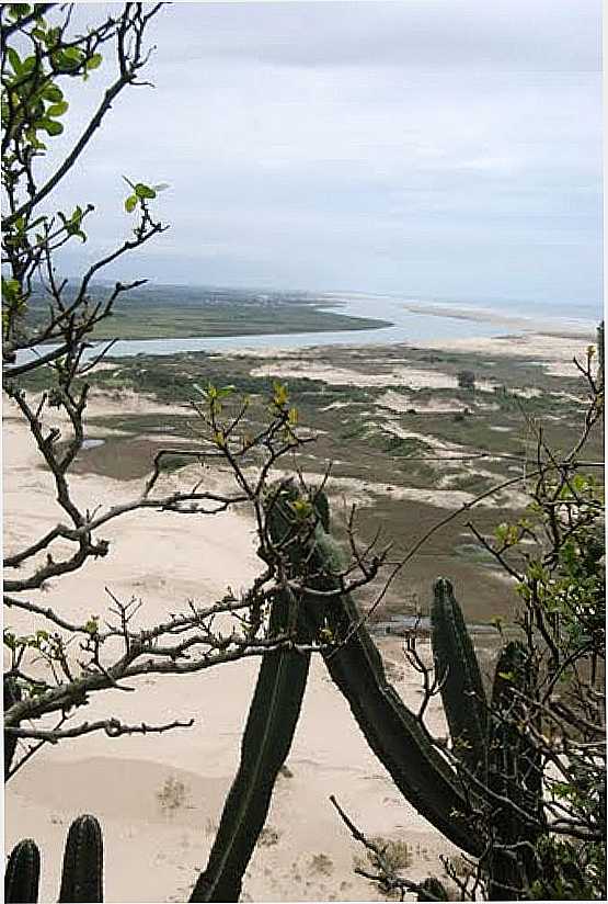 DUNAS NA BARRA DE ARARANGU-SC-FOTO:MARLON ANTONELLI - ARARANGU - SC