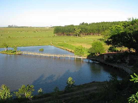 LAGO E PASTAGEM NO RECANTO DOS CORDEIROS EM BALNERIO GAIVOTA-SC-FOTO:MARINOISOPPO - BALNERIO GAIVOTA - SC