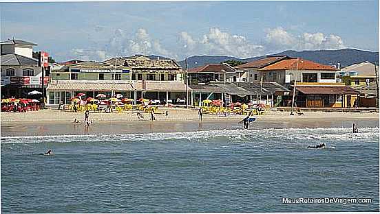 BARRA DA LAGOA-SC-ORLA DA BARRA-FOTO:MEUSROTEIROSDEVIAGEM. - BARRA DA LAGOA - SC