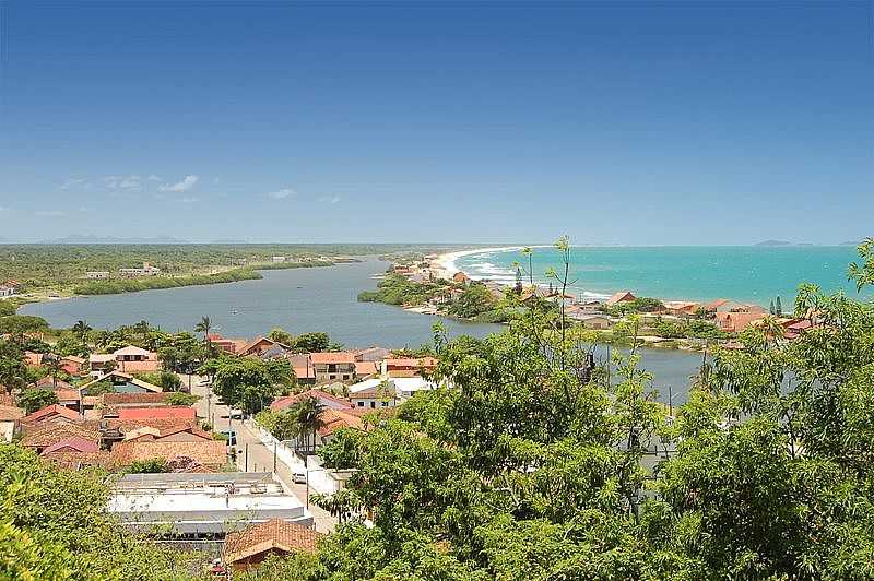 BARRA VELHA-SC-LAGOA E PRAIA DA BARRA-FOTO:JAKSON SANTOS - BARRA VELHA - SC