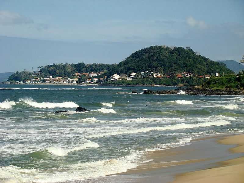 BARRA VELHA-SC-PRAIA DO GRANT E A CIDADE-FOTO:VALMICE VIEIRA - BARRA VELHA - SC