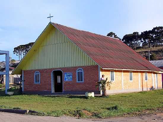 BOM JARDIM DA SERRA-SC-IGREJA DO DIVINO ESPRITO SANTO-FOTO:SIDNEI RECCO - BOM JARDIM DA SERRA - SC