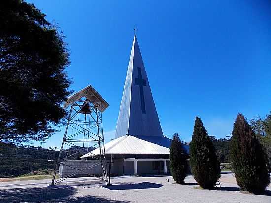 BOM JARDIM DA SERRA-SC-MATRIZ DE N.SRA.DO PERPTUO SOCORRO-FOTO:SIDNEI RECCO - BOM JARDIM DA SERRA - SC
