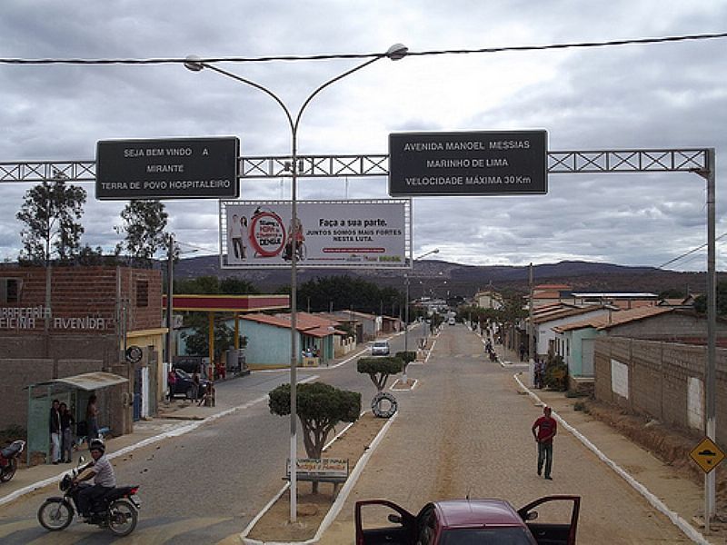 MIRANTE-BA-ENTRADA DA CIDADE-FOTO:BOMJESUSNOTICIAS.COM.BR - MIRANTE - BA