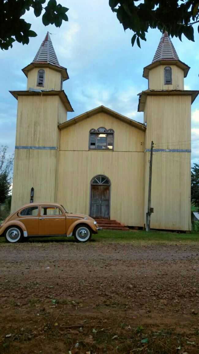 IGREJA SIMES LOPES , CORONEL FREITAS, POR JEAN CARLOS FERRARI - CORONEL FREITAS - SC