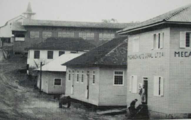 RUA SETE DE SETEMBRO ANOS 1960, POR ALCIMAR LUIZ CALLEGARI - DIONSIO CERQUEIRA - SC