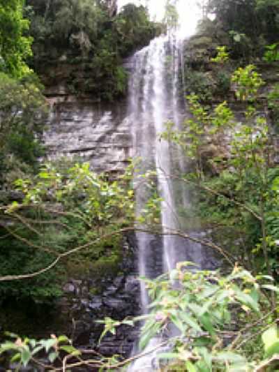 A CACHOEIRA MAIS ALTA DE DONA EMMA-FOTO:SCHIRLEI SCHMITT  - DONA EMMA - SC