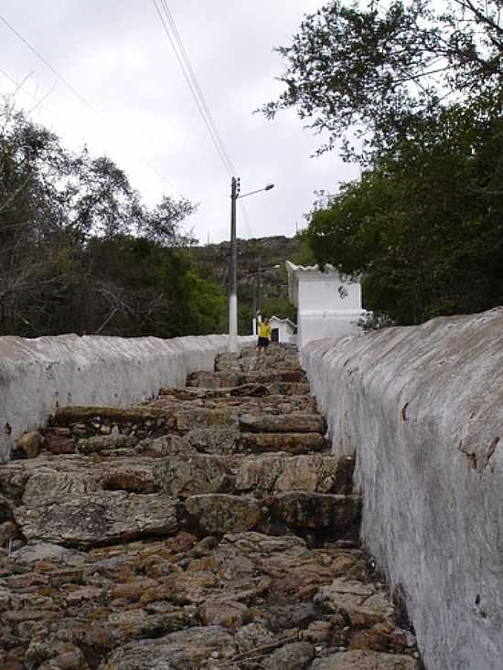 MONTE SANTO-BA-ESCADARIA-FOTO:ZEOLITHE - MONTE SANTO - BA