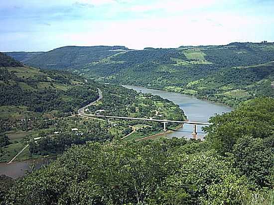 PONTE ENTRE SC E RS - GOIO-N - FOTO  POR ADEMIR PEREZ  - GOIO-EN - SC