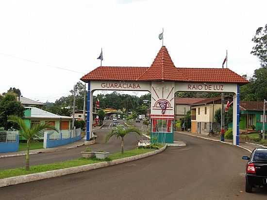 PORTAL DE ENTRADA DE GUARACIABA-SC-FOTO:LEOMAR BALBINOT - GUARACIABA - SC