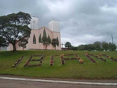 IGREJA E JARDIM-FOTO:XIMBICA  - IBIAM - SC