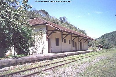 ESTAO FERROVIRIA DE IBICAR POR EINHOMAZ - IBICAR - SC