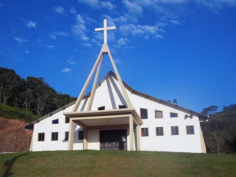 CAPELA SO FRANCISCO DE ASSIS - PEDRA DE AMOLAR - ILHOTA - SC  POR SIDNEI RECCO - ILHOTA - SC