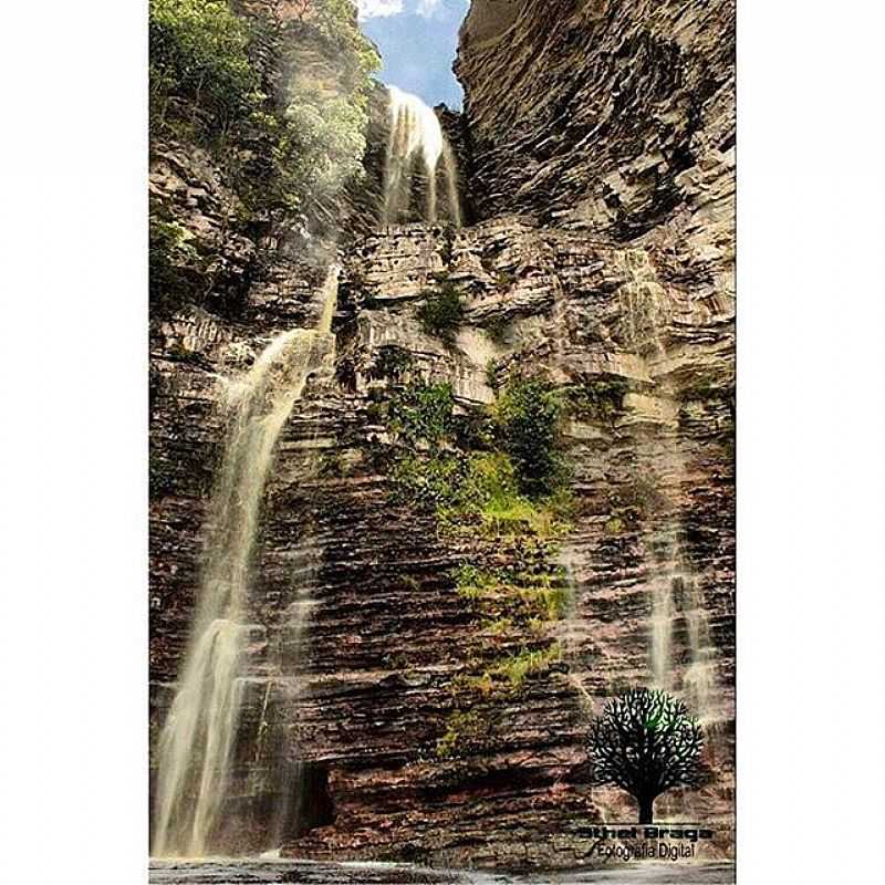 MORRO DO CHAPEU-BA-CACHOEIRA DO FERRO DOIDO-FOTO:STHELBRAGA - MORRO DO CHAPU - BA