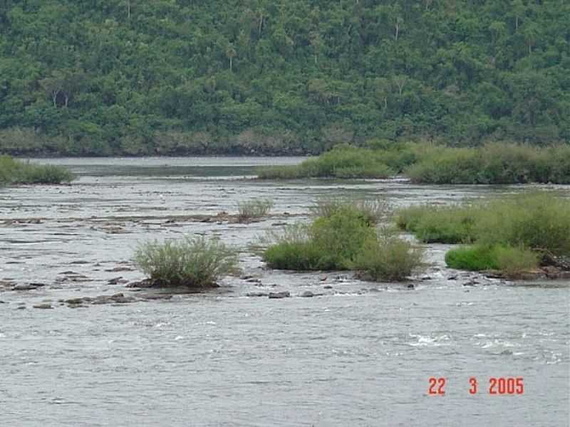 ILHAS NO RIO URUGUAI EM FRENTE  REA DE LAZER  - ITAPIRANGA - SC