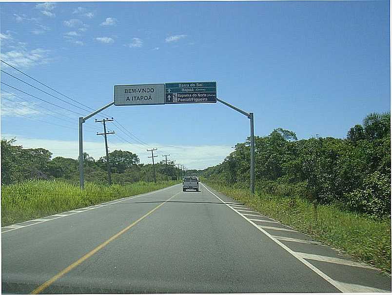 ITAPO-SC-CHEGADA  CIDADE-FOTO:PAULO YUJI TAKARADA - ITAPO - SC