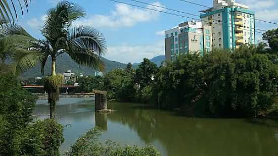 RIO ITAPOCU - JARAGU DO SUL POR FERNANDO FERNANDES  - JARAGU DO SUL - SC