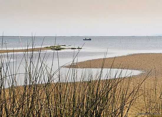 MAR BAIXA NA LAGOA DE SANTA MARTA EM LAGUNA-SC-FOTO:GERMANO SCHR - LAGUNA - SC