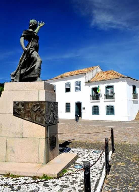 MUSEU ANITA GARIBALDI EM LAGUNA-SC-FOTO:GERMANO SCHR - LAGUNA - SC